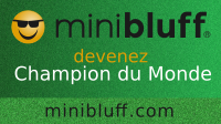 Nino joue au Minibluff